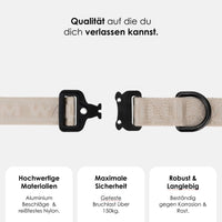 william-walker-jacquard-hundehalsband-sand-beige image 3