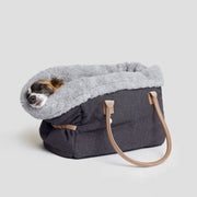 cloud7-dog-bag-como-heather-brown-designer-hundetragetasche-f-r-kleine-hunde image 5