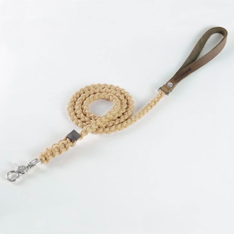 molly-and-stitch-touch-of-leather-hundeleine-beige-sand-lederleine-mit-griff-140 image 3