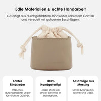 william-walker-leckerlibeutel-sand-beige-rindsleder-mit-canvas-und-messing image 2
