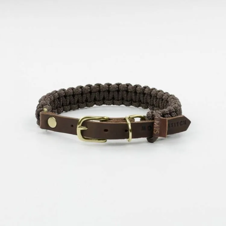 molly-and-stitch-touch-of-leather-hundehalsband-chocolate image 1