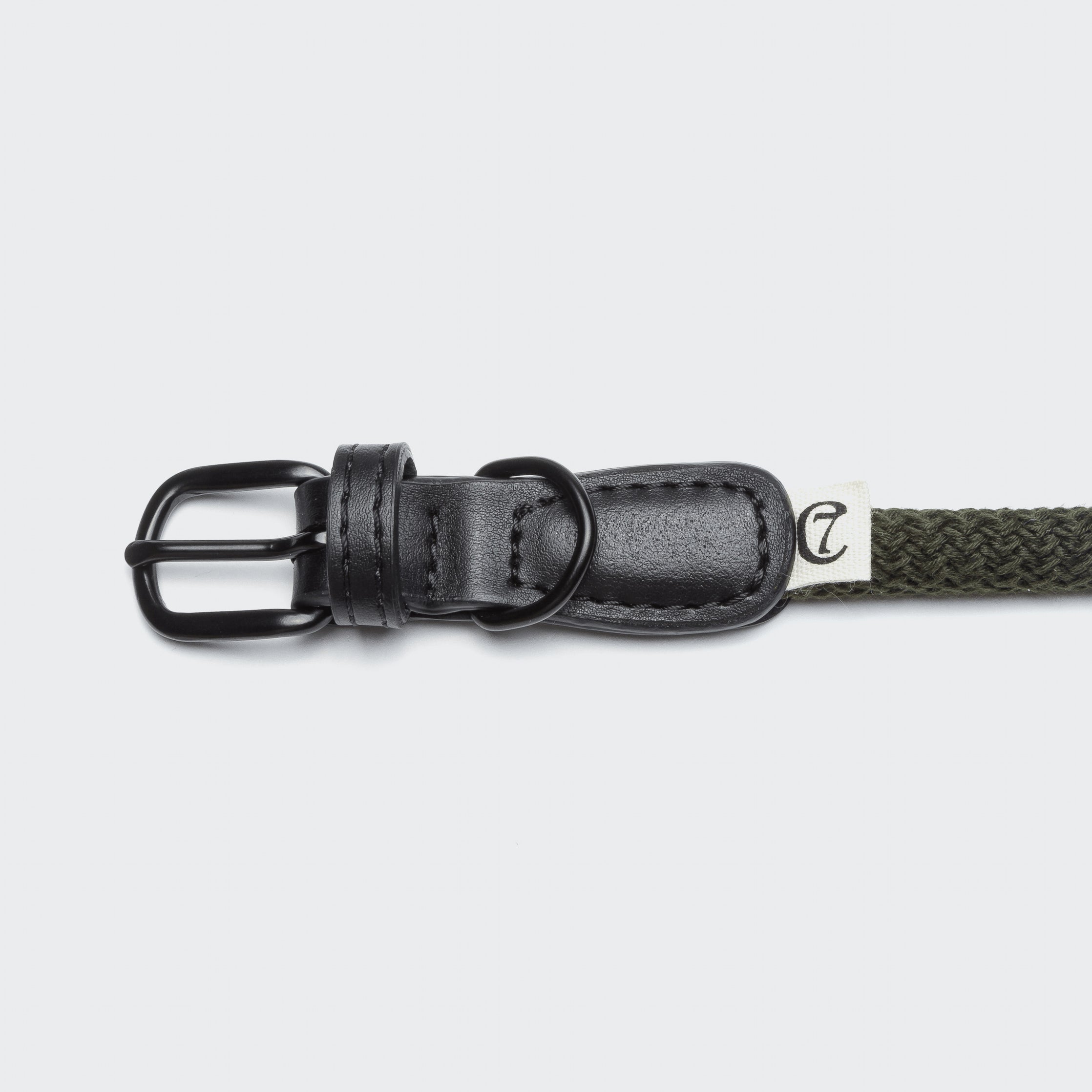 cloud7-mauerpark-hundehalsband-olive-seil-vegan image 2