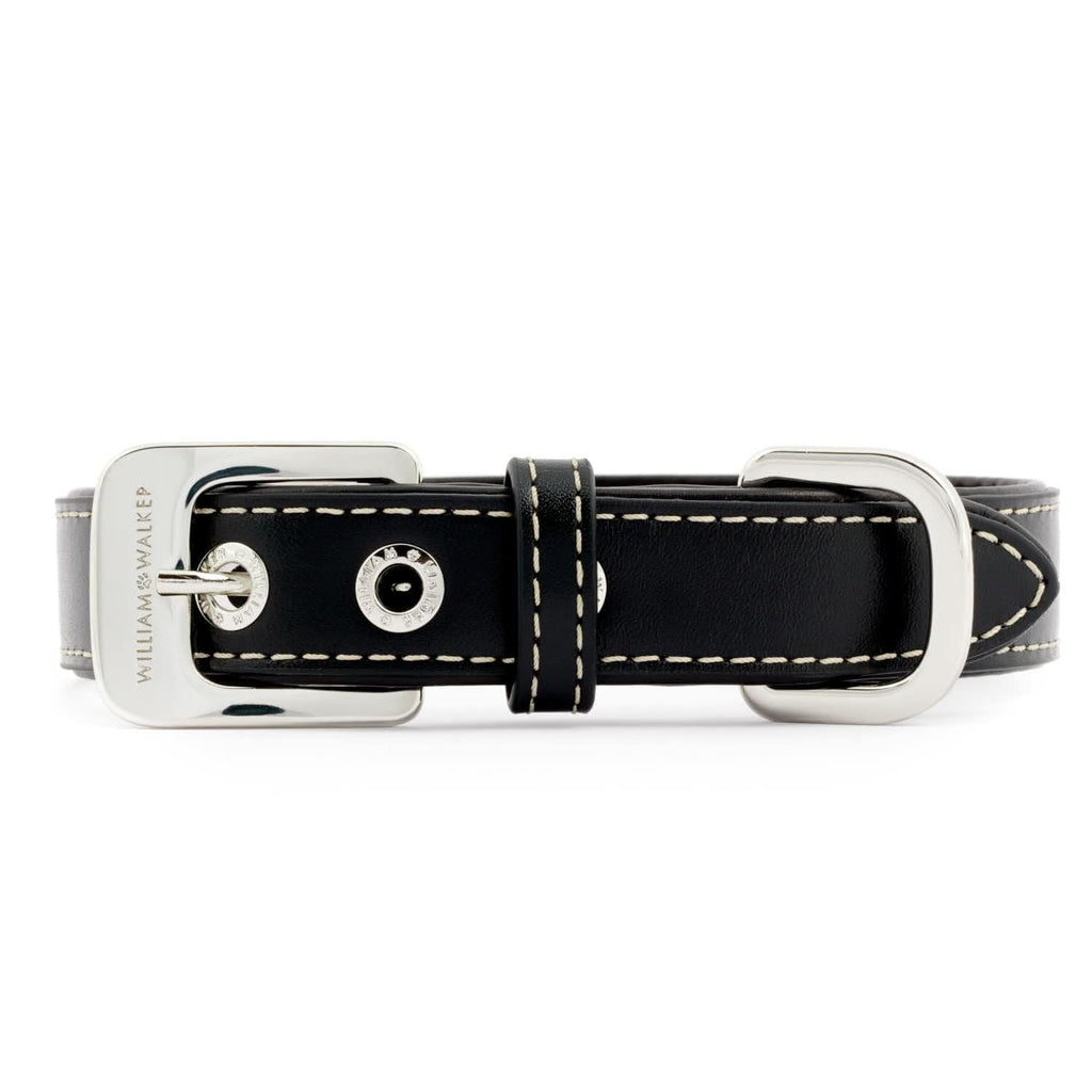 william-walker-leder-hundehalsband-noir-schwarz-auslaufmodell image 1