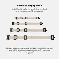 william-walker-jacquard-hundehalsband-sand-beige image 7