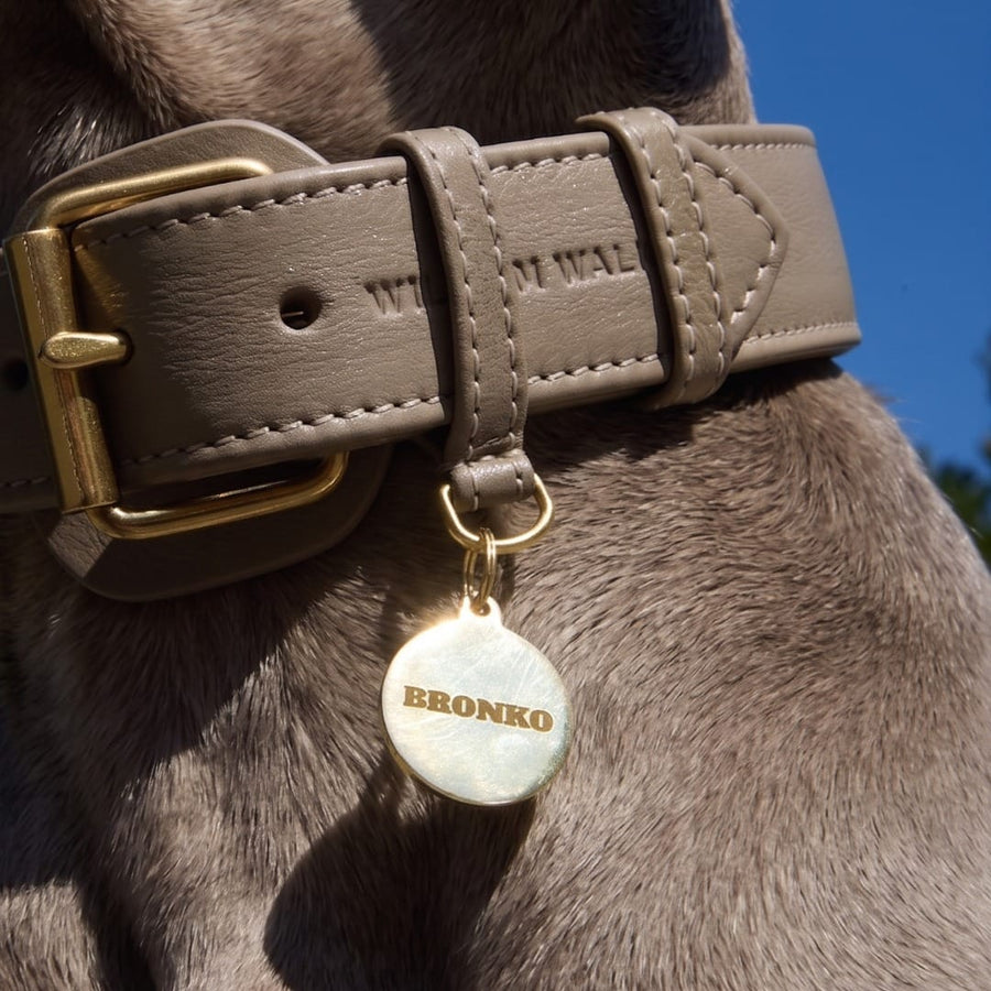 william-walker-runde-hundemarke-aus-messing-25-mm-personalisierbar image 4