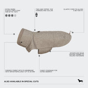 cloud7-brooklyn-dackelmantel-tweed-beige-wintermantel-f-r-dackel image 8