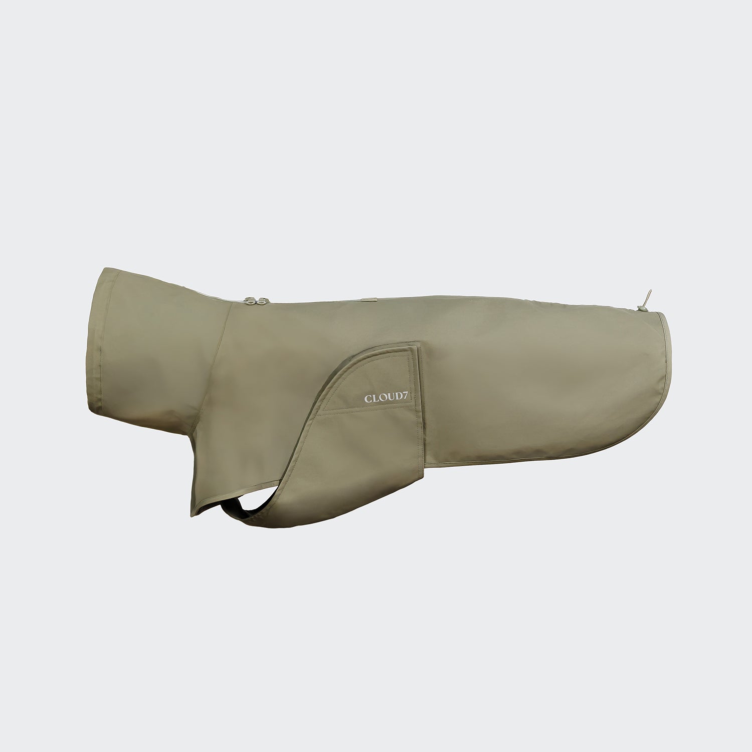 cloud7-helgoland-hunderegenmantel-olive-verl-ngerter-atmungsaktiver-regenmantel- image 2