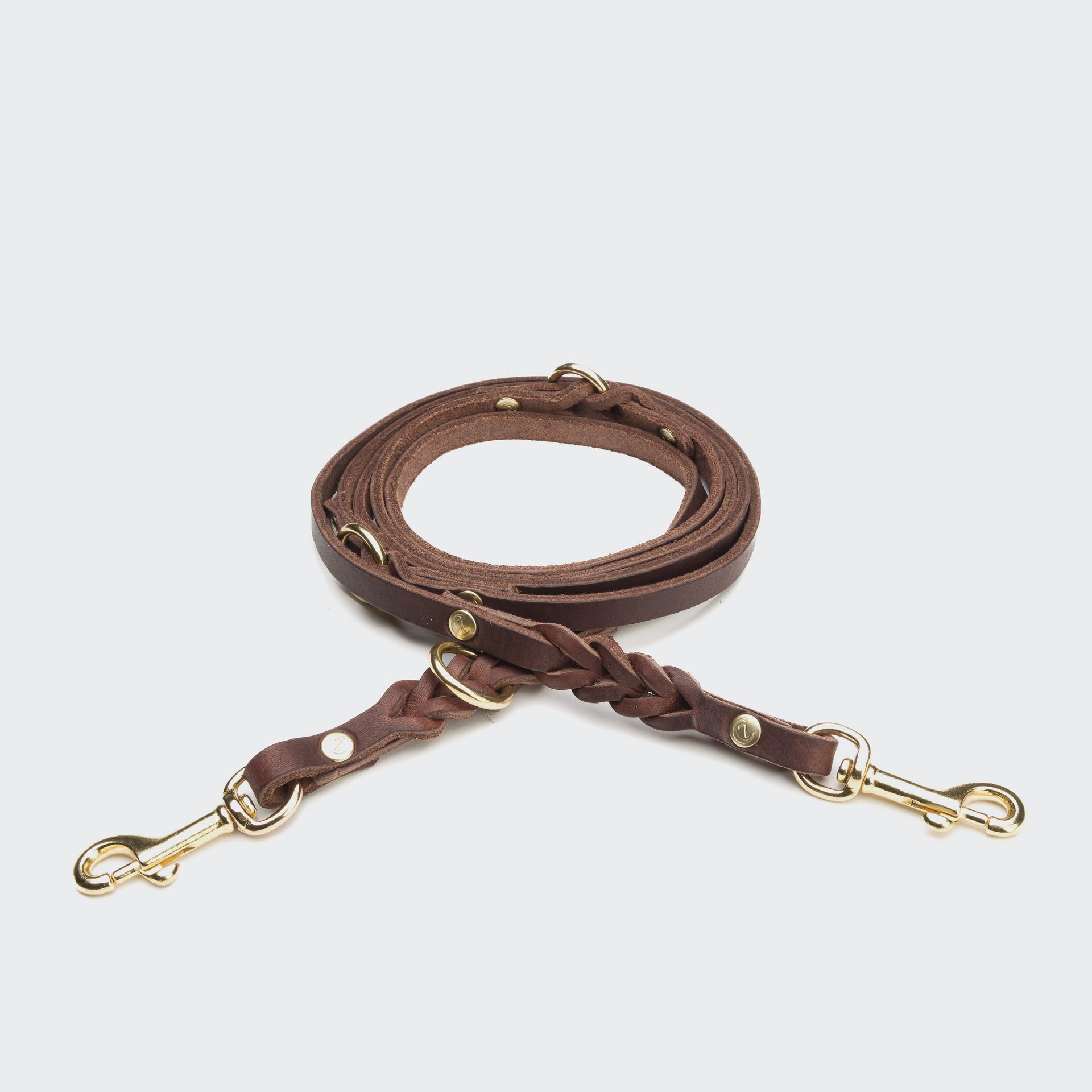 cloud7-riverside-park-hundeleine-saddle-brown-gold-2-25-m-verstellbar image 1