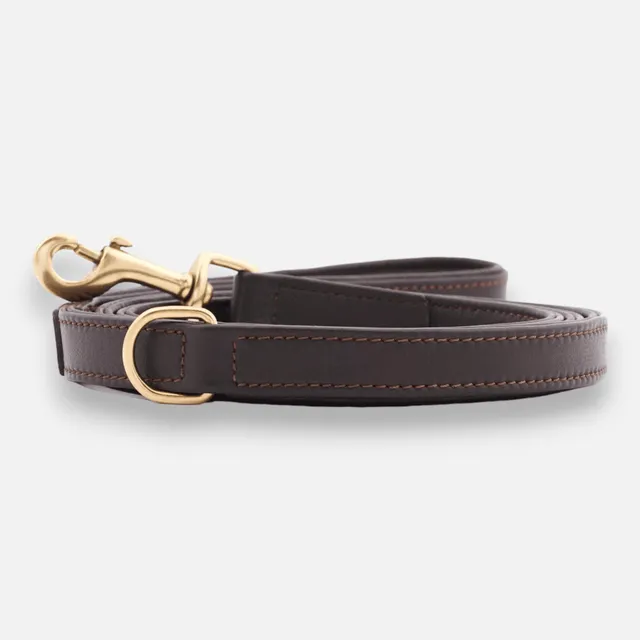 william-walker-earth-leder-hundeleine-braun-f-hrleine-cityleine image 1