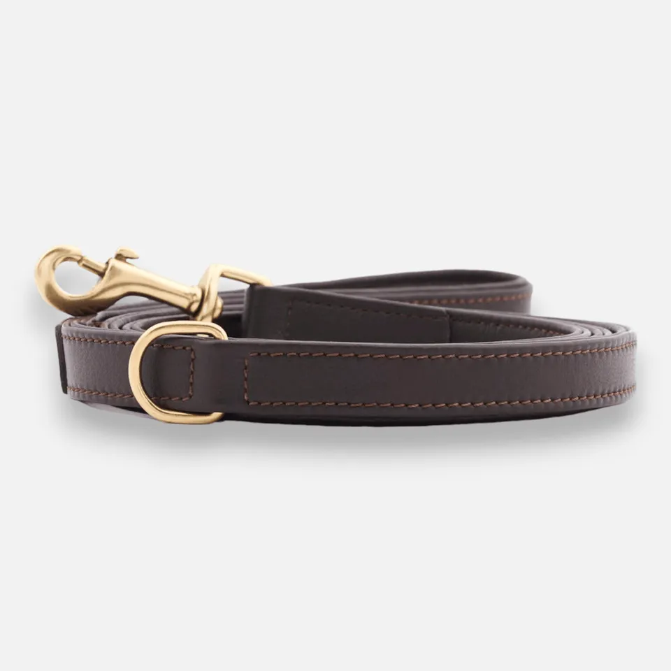 william-walker-earth-leder-hundeleine-braun-f-hrleine-cityleine image 1