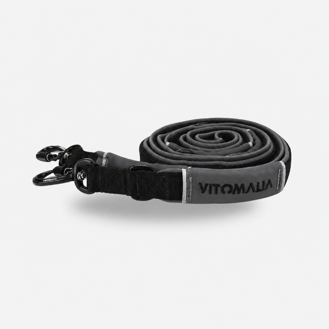 vitomalia-hundeleine-outdoor-edition-anthrazit-2-2-m-3-fach-verstellbar image 1