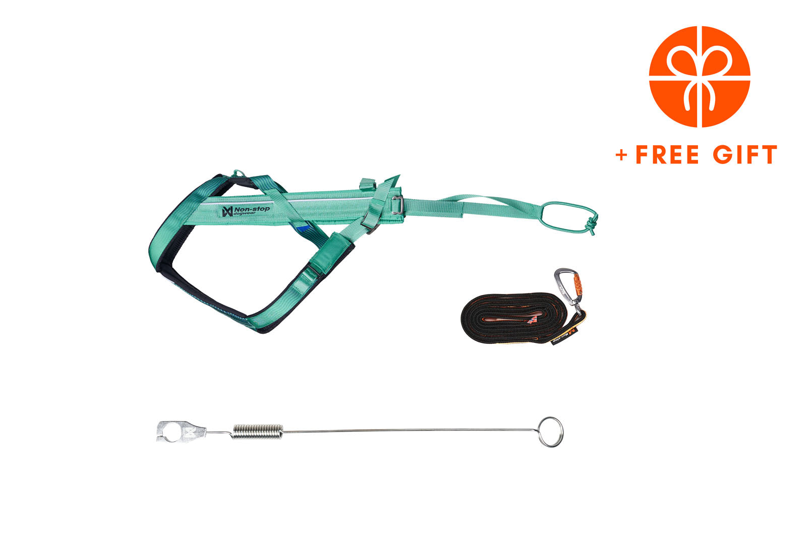 non-stop-dogwear-biking-kit-aqua-bikej-ring-set image 1