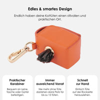 william-walker-kotbeutelspender-amber-leder-etui-orange image 2