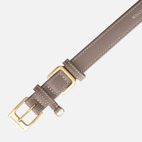 william-walker-luxe-glattleder-hundehalsband-pebble-taupe image 3