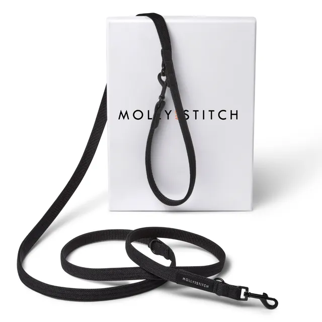 molly-and-stitch-soft-rock-verstellbare-hundeleine-black image 1