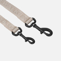 william-walker-jacquard-nylon-hundeleine-sand-beige-3-fach-verstellbar image 4