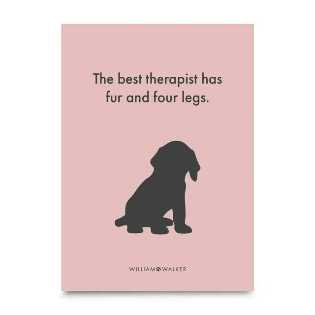 william-walker-postkarte-the-best-therapist-postkarte-aus-sulfatkarton image 1
