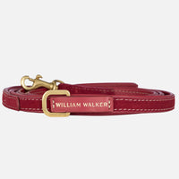 william-walker-luxe-wildleder-hundeleine-lambrusco-bordeauxrot image 2