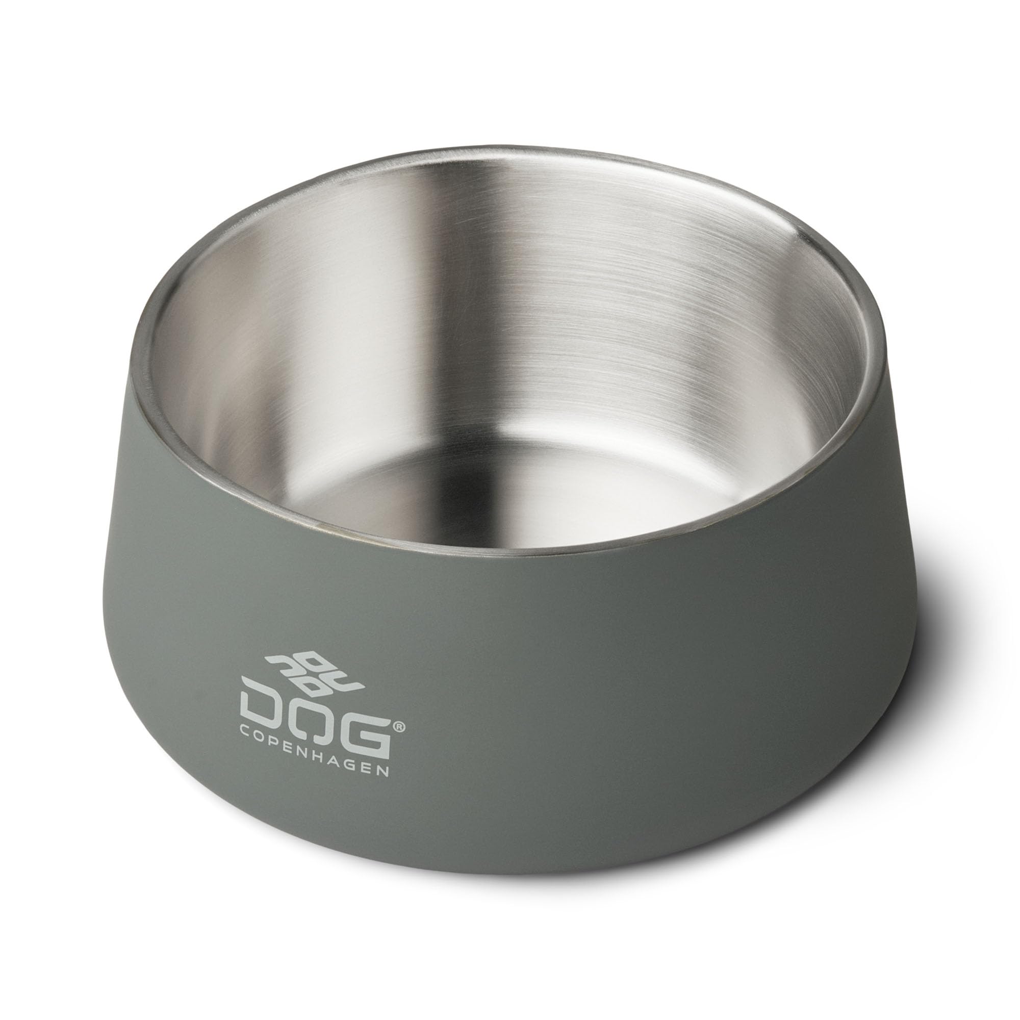 dog-copenhagen-vega-hundenapf-s-m-cool-grey-edelstahl-mit-rutschfestem-gummibode image 2