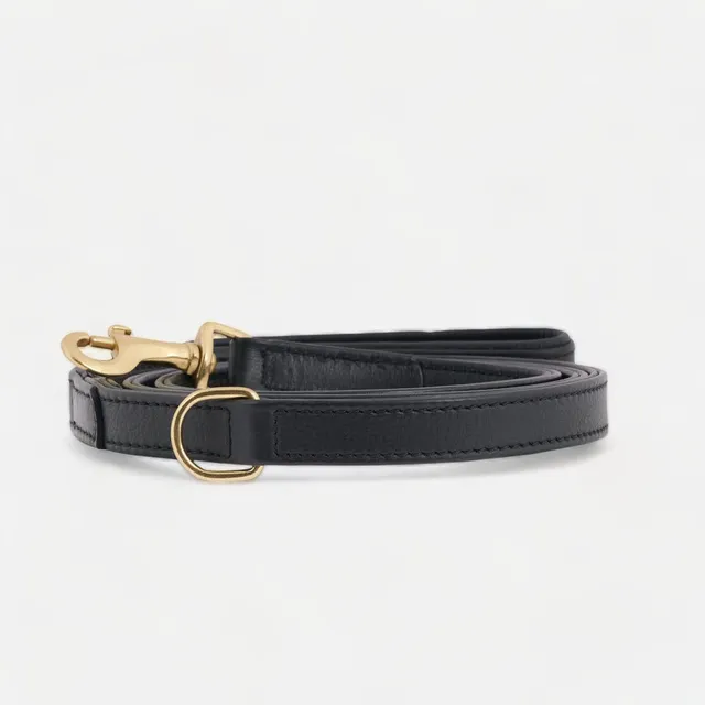 william-walker-leder-hundeleine-noir-schwarz image 1