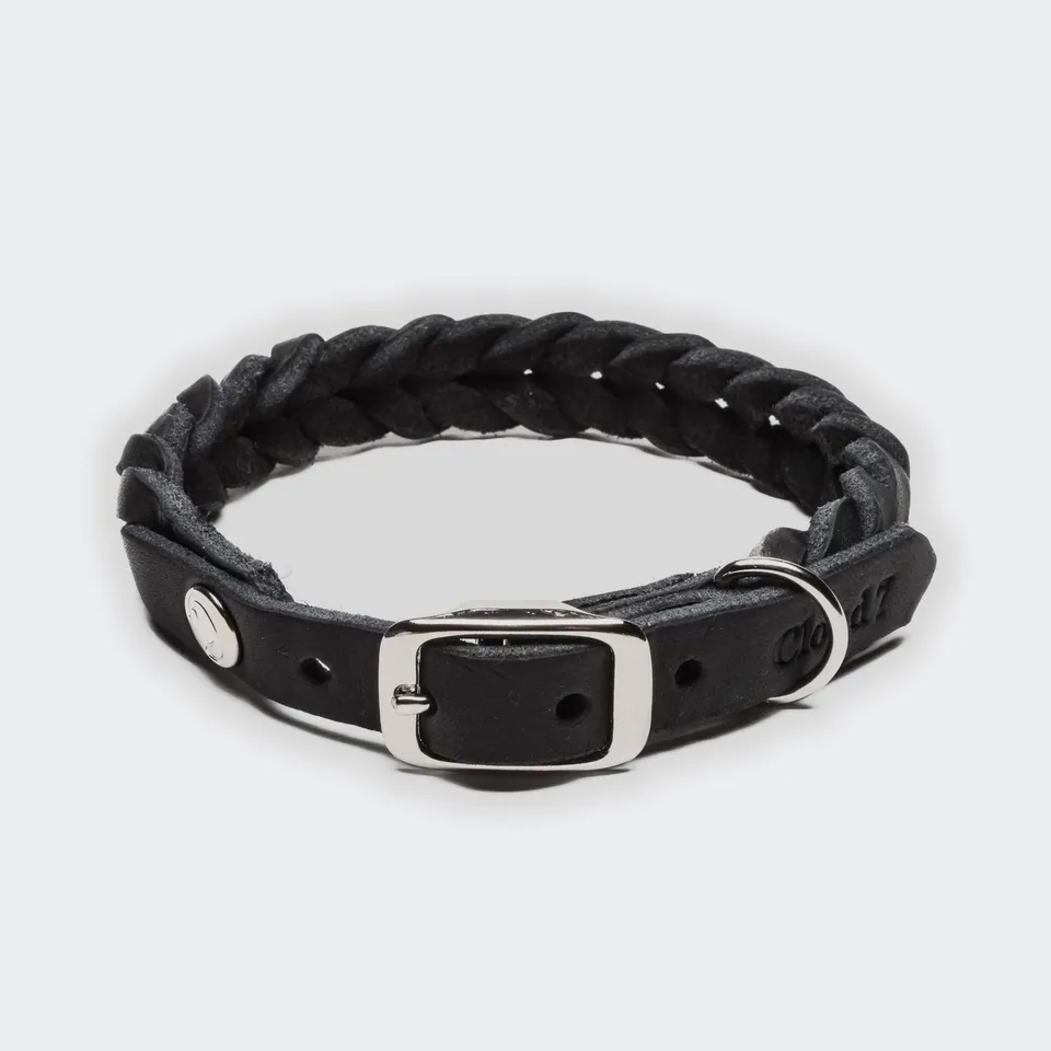 cloud7-central-park-hundehalsband-black-silver image 1