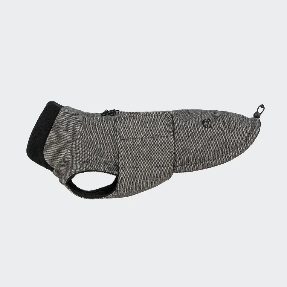 cloud7-brooklyn-dackelmantel-tweed-black-wintermantel-f-r-dackel image 1